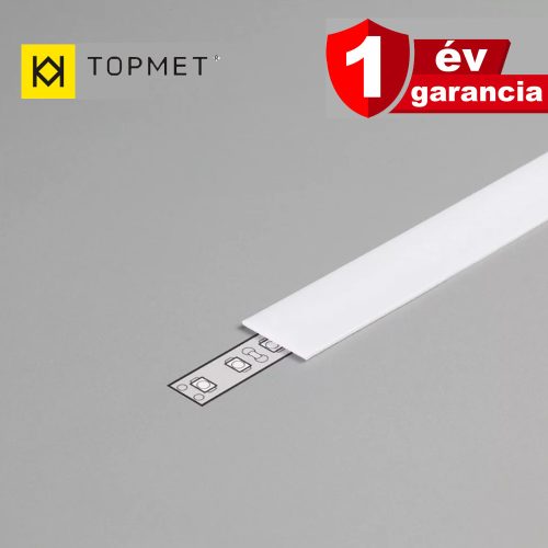 Topmet "B" opál LED profil fedél