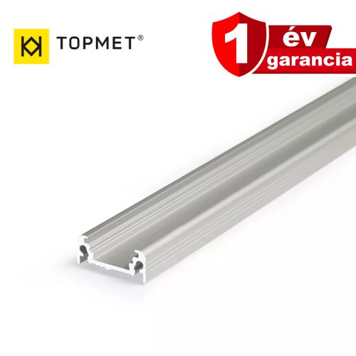 Topmet SURFACE10, eloxált LED profil (felületre szerelhető)