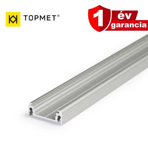 Topmet SURFACE14, eloxált LED profil (felületre szerelhető)