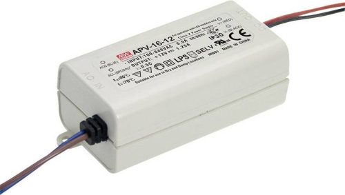 Mean Well APV-16-12, LED tápegység, 15W / 12V