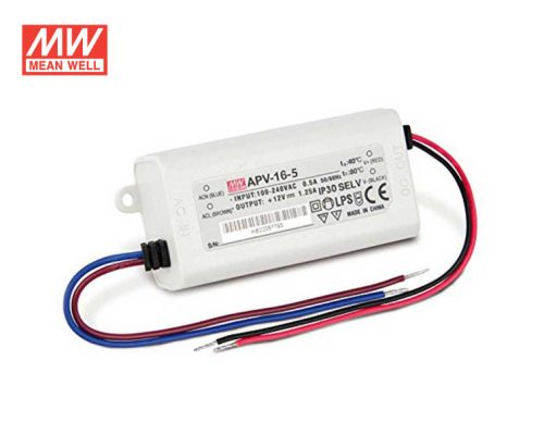 Mean Well APV-16-5, LED tápegység, 15W/5V