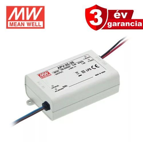 Mean Well APV-35-36, LED tápegység 36W / 36V