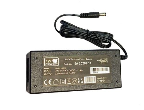 MW Power EA10202D3, notebook tápegység, 24W / 2A