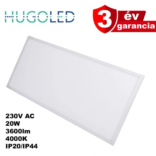 HUGO LED panel, 120° / 20W / 3600lm / 4000K