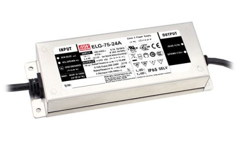 Mean Well ELG-75-12A, LED tápegység, 60W / 12V