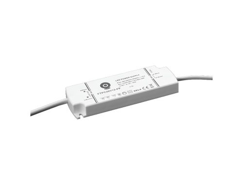 POS Power FTPC20V12-FP, LED tápegység, 20W / 12V