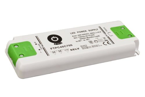 POS Power FTPC40C1050, áramgenerátoros LED tápegység, (19-38V) / 1050mA