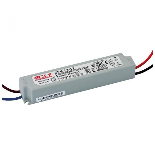 GLP GPV-12-12, LED tápegység, 12W / 12V