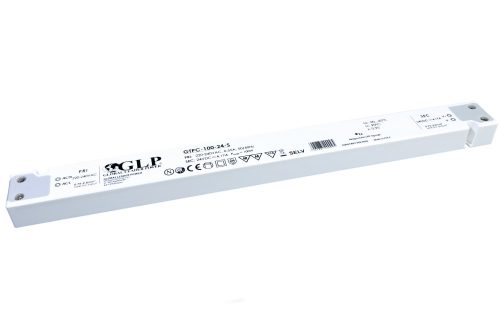 GLP GTPC-100-24-S, slim LED tápegység, 100W / 24V