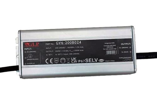 GLP GV6-200B024, LED tápegység, 200W / 24V