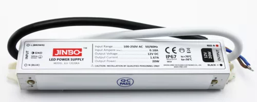 JINBO JLV-12020KA, LED tápegység, 20W / 12V