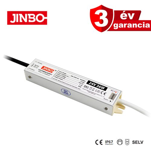 JINBO JLV-24036KA-W, LED tápegység