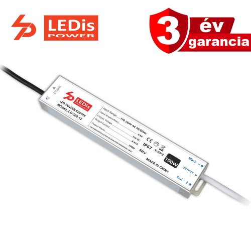 LEDis LD-100-24, LED tápegység, 100W / 24V