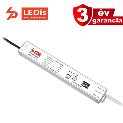 LEDis LD-150-12, LED tápegység, 150W / 12V