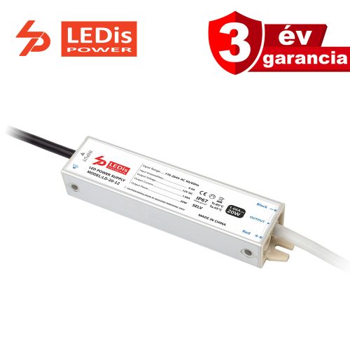 LEDis LD-20-24, LED tápegység, 20W / 24V