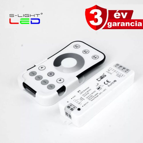 SL-SK R6-1+V1 LED szalag dimmer fényerőszabályzó szett 1x8A