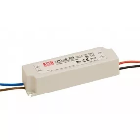   Mean Well LPC-20-700, áramgenerátoros LED tápegység, 20W / 700mA