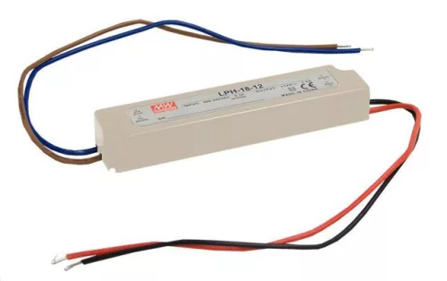 Mean Well LPH-18-24, LED tápegység, 18W / 24V