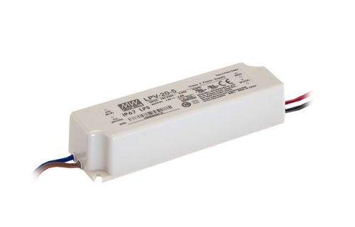 Mean Well LPV-20-12, LED tápegység, 20W / 12V