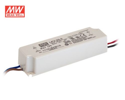 Mean Well LPV-20-5, LED tápegység, 15W/5V