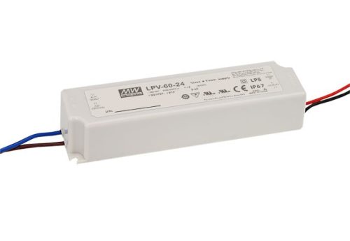 Mean Well LPV-60-24, LED tápegység, 60W / 24V