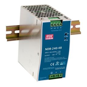   Mean Well NDR-240-24, DIN sínre szerelhető tápegység, 240W / 24V 