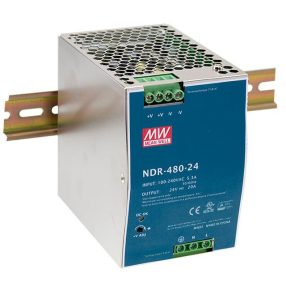   Mean Well NDR-480-48, DIN sínre szerelhető tápegység, 480W / 48V 