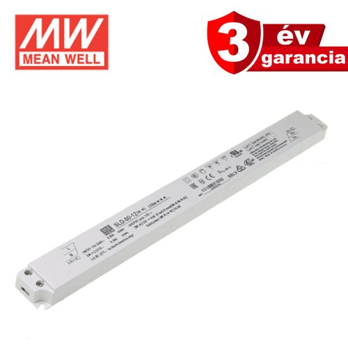 Mean Well SLD-80-12, slim LED tápegység, 80W / 12V