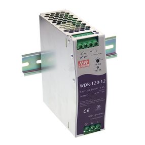   Mean Well WDR-120-24, DIN sínre szerelhető tápegység, 120W / 24V 