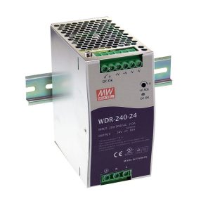   Mean Well WDR-240-24, DIN sínre szerelhető tápegység, 240W / 24V 