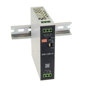   Mean Well XDR-120E-24, DIN sínre szerelhető tápegység, 120W / 24V