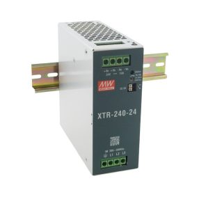   Mean Well XTR-240-24, háromfázisú DIN sínre szerelhető tápegység, 240W / 24V