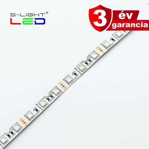 SL-RGB-5050WN60, RGB LED szalag (60LED/m, IP20, 12V)